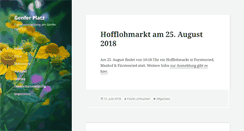 Desktop Screenshot of genferplatz.de