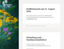 Tablet Screenshot of genferplatz.de